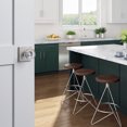 thumbnail image 3 of Schlage FC21DAW619COL Custom Dawes Passage & Privacy Door Knob Set - Nickel, 3 of 7
