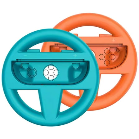 Steering Wheels for Switch 2 JoyCons, 2 Packs Racing Wheels for Switch 2 Joycon Controller