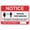 Warning Sign 2, variant on Notice Unplug When Not in Use Or Left Unattended Sign 8"x12", Aluminum Tin Warning Signs for Home Outdoor Garden, Durable Electrical Safety Sign