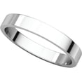 thumbnail image 5 of Platinum 3mm Flat Band - Size 6, 5 of 9