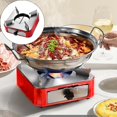 thumbnail image 2 of compacta Spirit , quemador de electrodomésticos de cocina ligero a prueba de vient mochileros, senderismo, , pícnic al aire rojo Sunnimix estufa de campamento, 2 of 8
