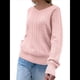thumbnail image 2 of Suéteres Clásicos de Punto Cable para Mujer, Suaves, Informales, de Negocios y A , para Otoño. Rosa M, 2 of 8