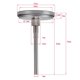 thumbnail image 4 of Medidor de Temperatura para Parrilla de , Impermeable, Cara Grande para , Parrilla de Carbón, Acero Inoxidable, 0  degree F, Termómetro Sharpla  medidor de parrilla de termómetro de fumador, 4 of 8