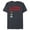 Navy Heather, variant on Alien 45th Anniversary Property of LV-426 Acheron Colony - Short Sleeve Blended T-Shirt for Adults - Customized-Black