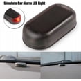 thumbnail image 2 of Alarma solar para coche con luz LED simulada, luces de alarma antirrobo, lámpara de seguridad intermitente (roja), 2 of 5