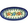 thumbnail image 2 of Polmedia Cornflower and Butterflies Condiment Platter, 2 of 6