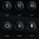 thumbnail image 4 of Audífonos deportivos de alta fidelidad con micrófono, auriculares de música para teléfonos móviles (negro), 4 of 9