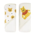thumbnail image 1 of Toallas con capucha Disney Cudlie Baby Winnie The Pooh, paquete de 2, 1 of 6