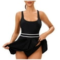 thumbnail image 4 of XIYON Bikini Sets For Women Backless Split Swimming Dress Beach Swimsuit Summer Beach Vacation Bathing Suits, 4 of 8