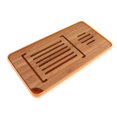 thumbnail image 1 of Bandeja de servicio de mesa de bambú de Té Rectangular de Bambú Bandeja para Servir de Té Chino color Magideal Bandeja de servicio de mesa de bambú, 1 of 3
