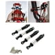 thumbnail image 3 of Juego de 4 amortiguadores de aluminio y metal para coche RC MN D90 D91 99S WPL C14 C24 1:12 Negro, 3 of 9