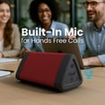 thumbnail image 7 of OontZ Angle 3 (4th Gen) – Portable Bluetooth Speaker, 12W Stereo Sound, 24 Hour Playtime, Rich Bass, 100 Foot Wireless Range, Waterproof, Home, Outdoor, Travel, Great Gift (Red), 7 of 7