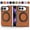 Brown, variant on Kryonix for iPhone Duo Case with 360° Rotatable Magnetic Ring Kickstand,Built-in Kickstand Compatible with MagSafe, Slim PU Leather Military Grade Drop Protection Shockproof Cover,Purple