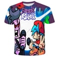 thumbnail image 1 of Camisetas de Fridany Night Funkin para niños, ropa para niños y niñas, camisetas de manga corta, ropa para niños, camisetas de dibujos animados, disfraces 6M Gao Jinjia LED, 1 of 2