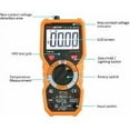 thumbnail image 4 of Multímetro digital PM18C, comprobador eléctrico digital de CA y CC, voltímetro automático sin contacto, amperímetro, ohmímetro, detector de voltaje, mantenimiento con pantalla, 4 of 5