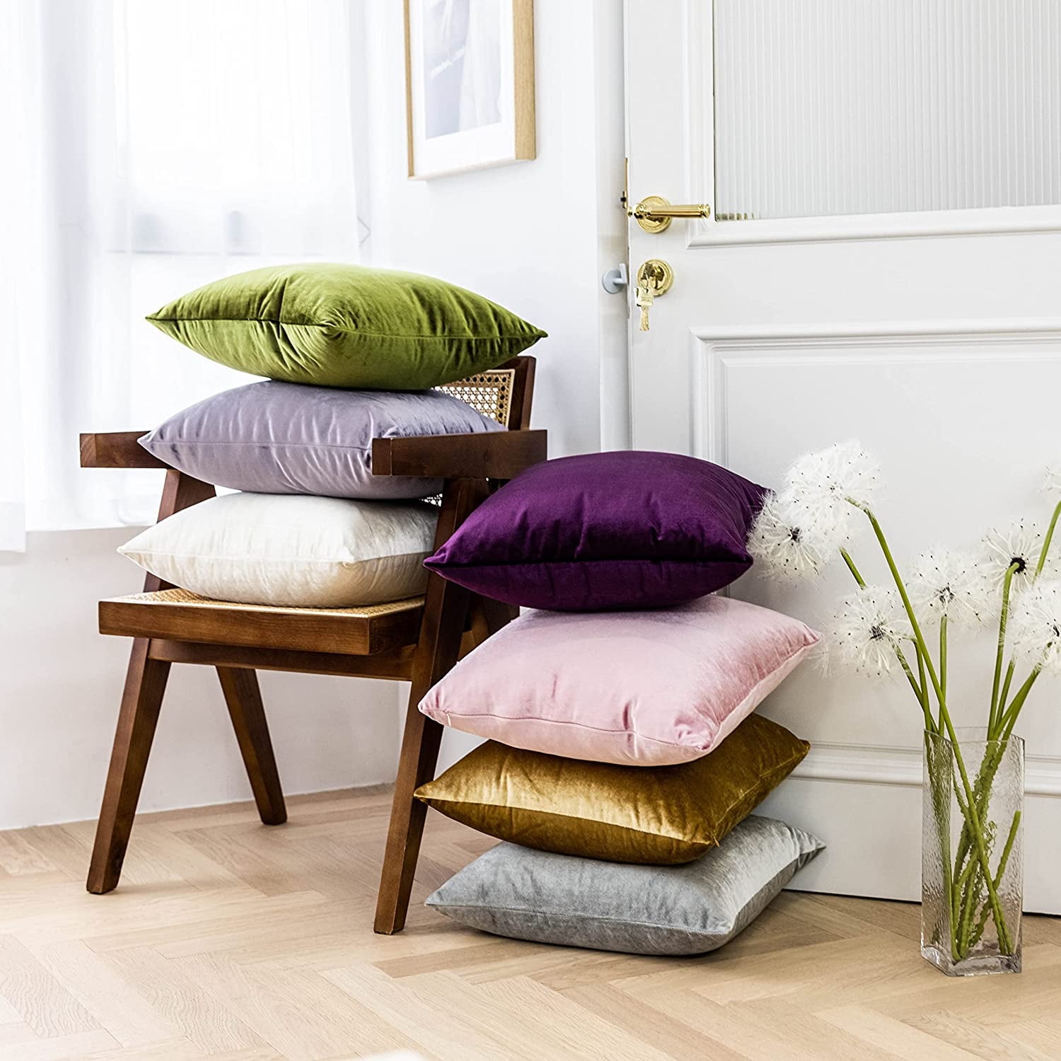 Purple euro pillow shams 2025