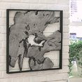 thumbnail image 2 of Ashley Fabiana Square Wall Panel in Silver and Black, 2 of 4
