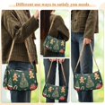 thumbnail image 4 of FORMRS Womens Shoulder Bag with Chain Strap Clutch Purse Cute Tote Handbag, Yellow Christmas Gingerbread, 4 of 7