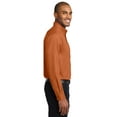 thumbnail image 3 of Port Authority TLS608 Mens Long Sleeve Easy Care Shirt, Texas Orange - 3XL Tall, 3 of 6