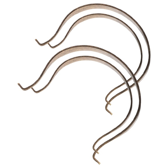 VORCOOL 4Pcs Compact Metal Handle Replacement for Ceramic Teapot Easy Install Kung Fu Kettle Accessory