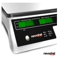 thumbnail image 2 of Báscula Digital Comercial Nevashel BC02 34 x 24 Cm hasta 40 kg 110/220v Blanco función Tare y botón zero, 2 of 9