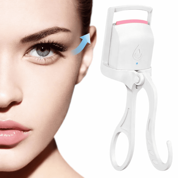 Heated Eyelash Curler for Women, USB Rechargeable Lash Curler for Various Eye Types, Long Lasting Ironing Electric Eyelash Curlers with Silcone Pad
