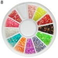 thumbnail image 2 of Flmtop Colorful Shiny Nail Art Decoration Wheel Colorful Star DIY Manicure Accessory, 2 of 7