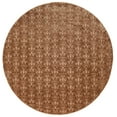 thumbnail image 1 of Tapis Evolution damassé 8 pi rond, marron, 1 of 5