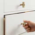 thumbnail image 2 of Design House Emery Cabinet Knobs, 5-Pack, Modern Kitchen Handles, Satin Gold, 2 of 14