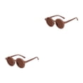 thumbnail image 1 of Gafas de sol redondas Qarigey para niños accesorios de ropa de moda protección para los ojos lavanda violeta 2piezas, 1 of 6