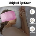 thumbnail image 4 of Weighted Eye Cover Soft Comfortable Elastic Band Fastening Night Travel Weighted Eye Cover Sleeping Eye Cover Light Blocking Eye Cover Adjustable Eye Cover Soft Comfortable, 4 of 7