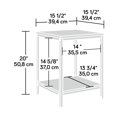 thumbnail image 2 of Sauder® North Avenue Collection Side Table, Smoked Oak, 423030, 2 of 5