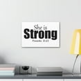 thumbnail image 4 of Scripture Walls She Is Strong Proverbs 31:25 Christian Wall Art Bible Verse Print Ready To Hang Unframed, 4 of 7