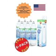 ZUMA Brand , Water and Ice Filter , Model # OPFL4-RF300 , Compatible with LG® LSXS22423B - 6 Pack - Made in U.S.A.