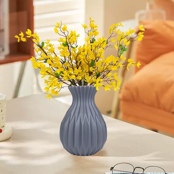 Hydroponic Vase Imitation Ceramic Plastic Vase Flower Arrangement Vase Decorative Ornaments Ornaments Can Be Water Storage Vase