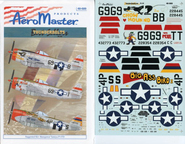 AeroMaster decals 1/48 48-690 Best Sellers Marauding Mitchells  M163 