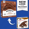 thumbnail image 2 of Nonni's Triple Chocolate Biscotti Italian Cookies - 2 Boxes Triple Chocolate Italian Biscotti Cookies w/Dark Chocolate - Biscotti Individually Wrapped Cookies - Kosher Chocolate Coffee Cookie 6.88 oz, 2 of 3