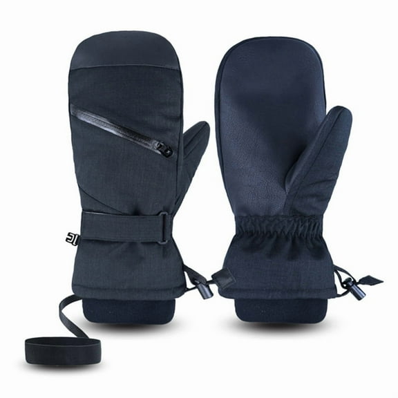 HOT Winter Touch Screen Ski Gloves Waterproof Warm Plus Velvet Thick Men and Women XL