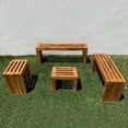 thumbnail image 2 of Sala de Jardín o Terraza para Exterior para hasta 6 personas, Estilo Vintage De Madera Durable, Resistente al Sol y Lluvia. D4 Moderno, 2 of 7