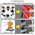 Auto Body Paintless Dent Repair Removal Tool Kits 40pcs Dent Lifter Bridge Puller Hot Melt Glue