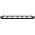 thumbnail image 3 of Monoprice 24-Port 1U Blank Keystone Shielded Network Patch Panel T568A/B, 3 of 6