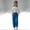 Blue, variant on OGLCCG Sweatpants for Girls Baggy Workout Gym Active High Waisted Comfy Joggers for Teens Spring Fall Wide Leg Lounge Pants with Pockets 3-13 Years
