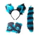 thumbnail image 2 of Peluche orejas de pelo aro disfraz Cosplay guantes cola disfraces adultos regalo para adultos carnaval fiesta de Halloween Yinane Traje de juego de cosplay, 2 of 8