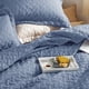 thumbnail image 3 of Colchas ligeras Quilt Bedsure, tamaño king, color azul mineral, 3 of 7