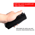thumbnail image 3 of Rubber Pet Hair Removal Brush Lint and Hair Removal Cat and Dog Hair Removal Brush Pet Hair Removal Tool Silicone Lint and Debris Remover, (blue), 3 of 3