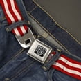 thumbnail image 2 of Buckle-Down Belt, Seatbelt Buckle Belt, Bacon Stripe, Youth 22 to 32 Inches, 2 of 9
