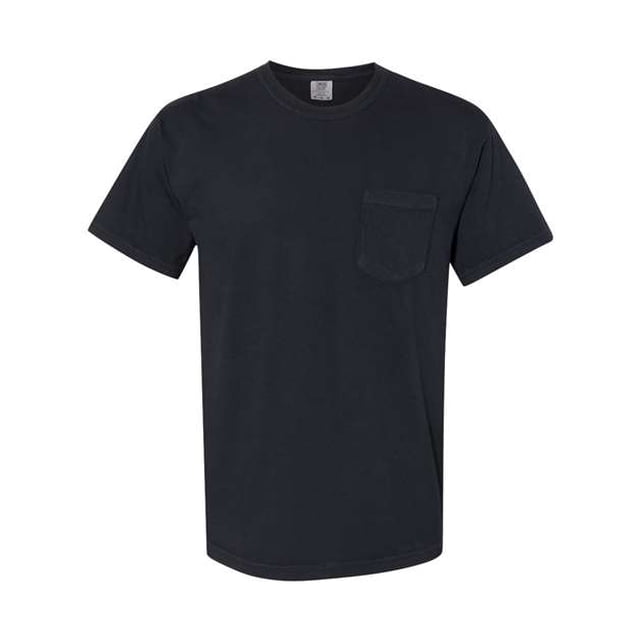 Comfort Colors Heavyweight Ring Spun Pocket Tee Negro 2XL Colores Confort 6030