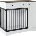 thumbnail image 2 of Eastvita 47-Inch Dog Crate Side Table Features 2 Drawers/Storage Space/Suitable for Small/Medium-Sized Dogs, 2 of 6
