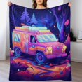 thumbnail image 4 of Ambulance Car Flannel Throw Blanket for Gifts for Women Men Girls Boys All Seasons, 4 of 8