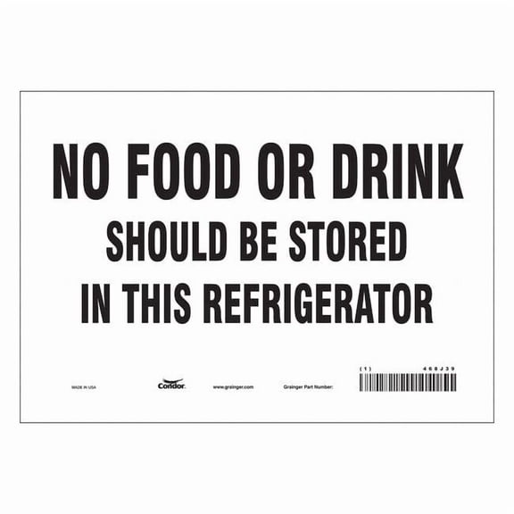 Condor Safety Sign,7 in x 10 in,Vinyl 468J39